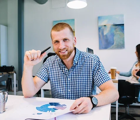 Smiling Accounting Student